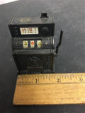 Vintage brass toy pencil sharpener lot 4 model T rolling car model poker machine