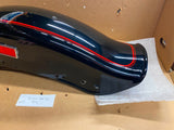 Springer Softail Rear Fender FXSTS 1989 Black Red Pin bobtail Factory paint OEM