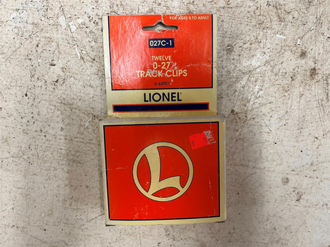 VTG 1996 Lionel twelve 0-27 track clips 6-62901