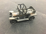 Vintage brass toy pencil sharpener lot 4 model T rolling car model poker machine