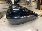 Vivid Black Harley Flhx Street Road Glide Bagger Gas tank FLH 6 GA 2008^ Emblems