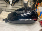 Vivid Black Harley Flhx Street Road Glide Bagger Gas tank FLH 6 GA 2008^ Emblems