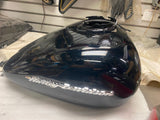 Vivid Black Harley Flhx Street Road Glide Bagger Gas tank FLH 6 GA 2008^ Emblems
