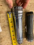 Pair Winchester Repeating Vtg Flashlights Collectible chrome Black 1950's