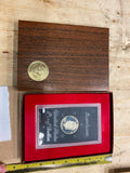 US proof dollar eisenhower 1971 40% Silver Cased Mint Coin Collectible