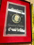 US proof dollar eisenhower 1971 40% Silver Cased Mint Coin Collectible