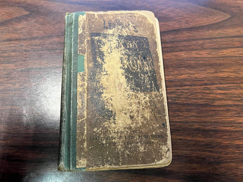 Vintage Antique 1888 Leary's Reckoner Form Book Wage Calculator Collectibles