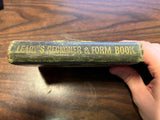 Vintage Antique 1888 Leary's Reckoner Form Book Wage Calculator Collectibles