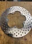 Front Brake Rotor Disc Harley FX Superglide Ironhead Sportster 1974-1977 Drilled