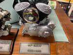 Vtg Panhead Motor Engine Pewter Stand Display Harley Davidson Chopper Miniature!