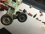 Vintage 50s Hubley Road/Earth Grader Die Cast 503 58 Diesel original working toy