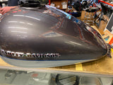 harley gas tank Ultra Classic Limited Charcoal Silver W emblems FLHTK 2008^ bAGG