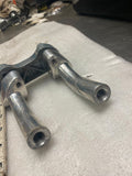 4 1/2" Pullback Risers OEM Harley Wide Glide Softail Top Clamp Factory Orig Poli
