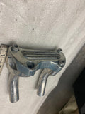 4 1/2" Pullback Risers OEM Harley Wide Glide Softail Top Clamp Factory Orig Poli