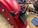 Rear Fender Wicked Red denim Harley Road Street Glide FLHX FLTR 2009^ Bagger