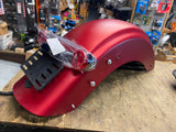 Rear Fender Wicked Red denim Harley Road Street Glide FLHX FLTR 2009^ Bagger