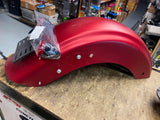Rear Fender Wicked Red denim Harley Road Street Glide FLHX FLTR 2009^ Bagger
