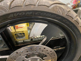 Custom Mag Wheels Tires Rotors 3.5x18 3.50x21 Harley Dyna chopper Softail Bagger