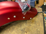Rear Fender Wicked Red denim Harley Road Street Glide FLHX FLTR 2009^ Bagger