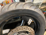 Custom Mag Wheels Tires Rotors 3.5x18 3.50x21 Harley Dyna chopper Softail Bagger