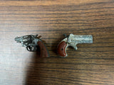 VTG 1950s Lot of 2 Miniature Cap Toys Marx & Davy Crockett