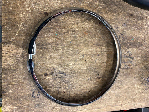 7" Headlamp Chrome Outer Rim Harley Panhead Duo Hydra Glide 1949-1959 FL 33-0524