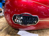 Red Gas Tank Harley Ultra classic Road Glide 2008^ Emblems Nice paint mysterious
