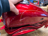 Red Gas Tank Harley Ultra classic Road Glide 2008^ Emblems Nice paint mysterious