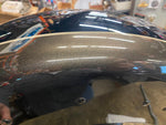 Charcoal Black Front Fender Harley Ultra Limited Touring Emblems Factory Paint!