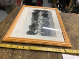 1920's Picture Police Auto Indian Motorcycle Framed 12x15 Policeman motor cop