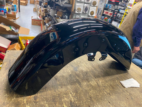 Black Front Fender Harley Street Road Glide Touring Factory 2014^ Smooth no Trim