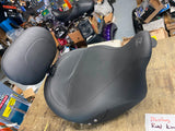 Mustang Wide Touring Drivers Backrest Harley FLH Bagger Road Street glide 2008^
