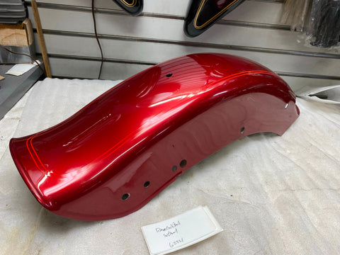 Orig Paint Rear Fender Harley Softail Red FXST 1993-1999 OEM Bobtail Lazer Red