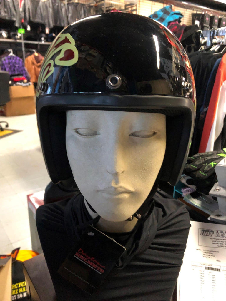 3 4 helmet for cruiser motorcycle HELMET D.O.T. DAYTONA CRUISER JOKER 3/4 HELMET W/ REMOVABLE VISOR SIZE – cyclewarehouse.online