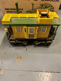 Yellow caboose Jim Beam decanter Orig Box Train RR Railroad Advertising whiskey