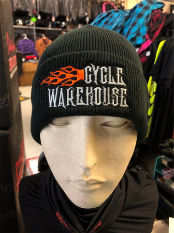 CYCLE WAREHOUSE BEANIE HAT BLACK