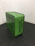 VINTAGE Green Tin Can SPLICING COMPOUND TAPE 3/4” THE KERITE COMPANY ORIGINAL