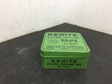 VINTAGE Green Tin Can SPLICING COMPOUND TAPE 3/4” THE KERITE COMPANY ORIGINAL