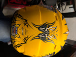 AFX  FX-17 YELLOW BUTTERFLY HELMET SIZE XS