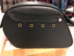 Viking Skarner Large Yamaha XV 1900 Leather Studded Motorcycle Saddlebags