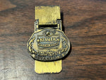 VTG Kessler American Whiskey Money Clip Smooth As Silk Brass Money Clip