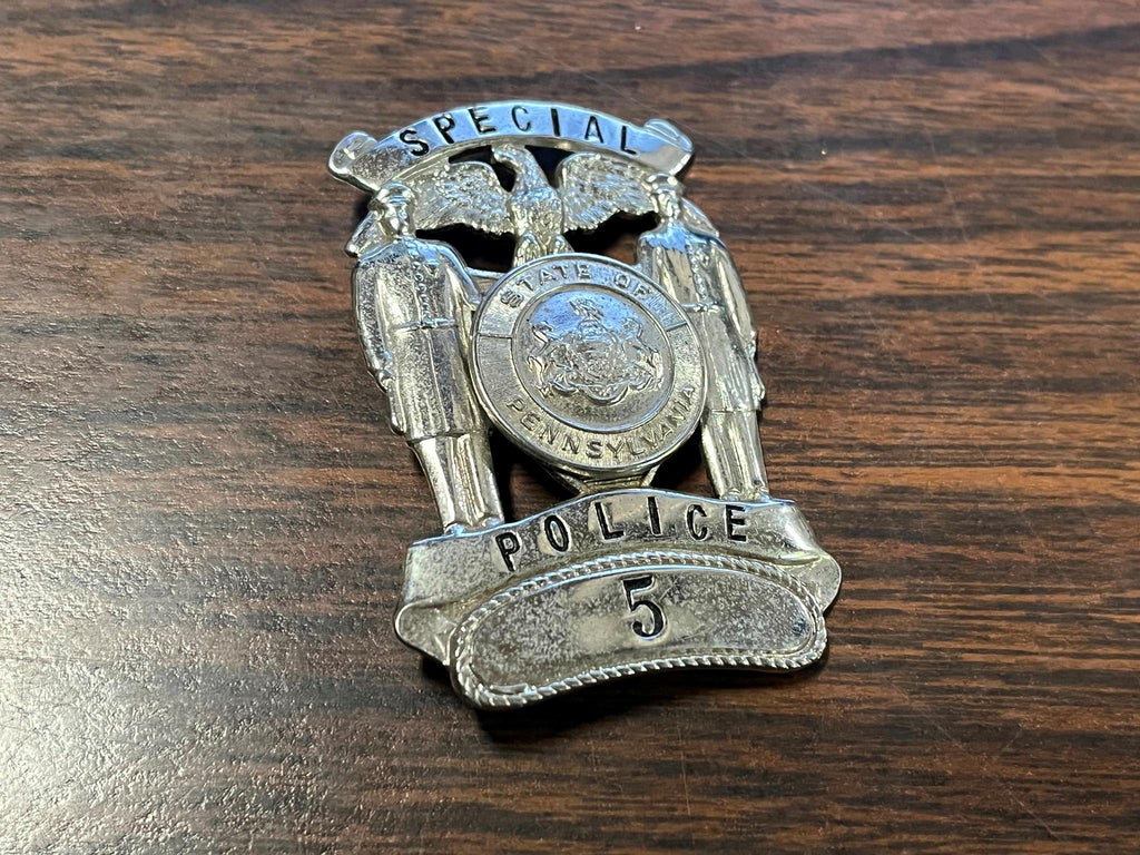Badge De Police Or - Distinctif FBI En Métal
