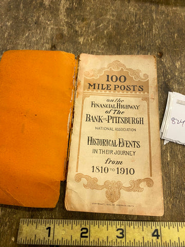 1810-1910 Centenial Bank of pittsburgh pgh history Antique Advertising Booklet