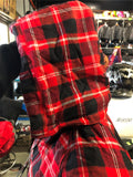 Z1R LADIES PLAID LUMBERJILL JACKET RED/BLACK