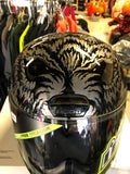 ICON AIRFORM LYCAN BLACK HELMET MEDIUM
