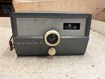 vtg mid century Monitoradio plastic tubed tabletop radio tested and working