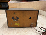 vtg mid century Monitoradio plastic tubed tabletop radio tested and working