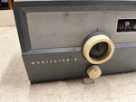 vtg mid century Monitoradio plastic tubed tabletop radio tested and working