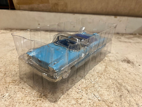 vtg 1958 Chevrolet Impala Coup Blue diecast car