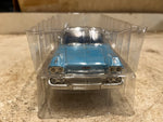 vtg 1958 Chevrolet Impala Coup Blue diecast car